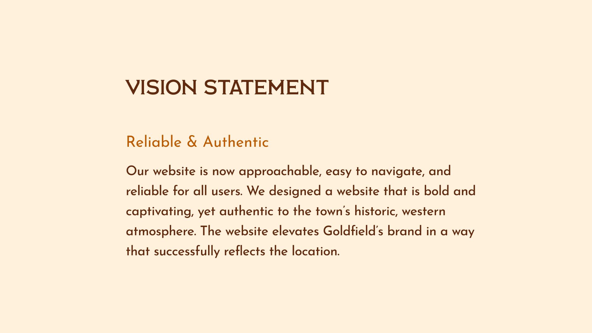 Vision Statement